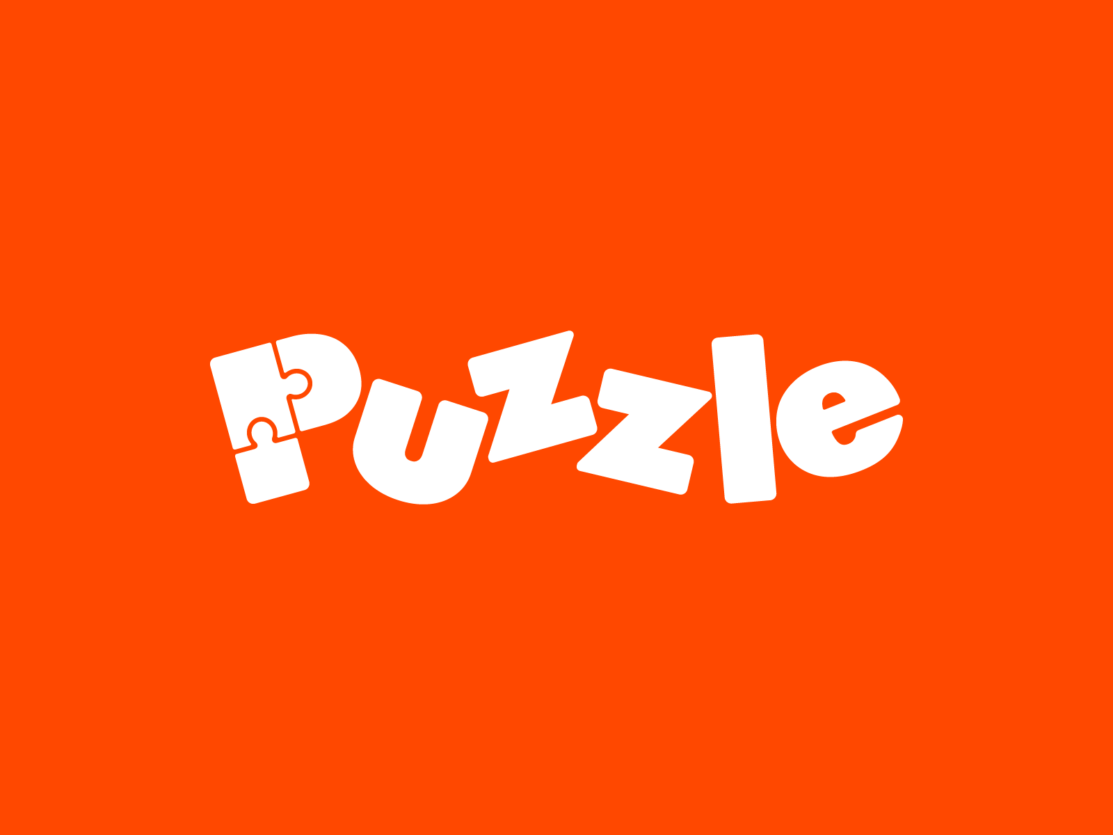 Puzzle Wordmark Design by Mihai Dolganiuc on Dribbble