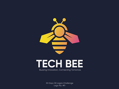 Tech Bee 3d logo bee bee logo brand logo branding designer futuristic logo gradient logo graphic design logo logo design logo expert logos minimal logo modern logo tech tech bee tech logo technical logo web design