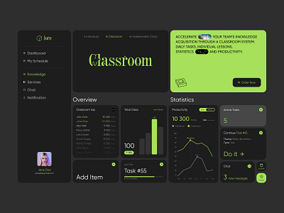 LMS Dashboard app branding dashboard design graphic design lms ui