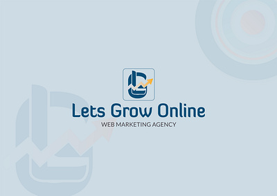 Lets Grow Online Logo branding logo logo design logotype minimal logo modern logo typography vector vintage logo