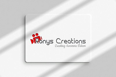 Ronys Creations Logo branding logo logo design logo type minimal logo modern logo photography logo typography vintage logo
