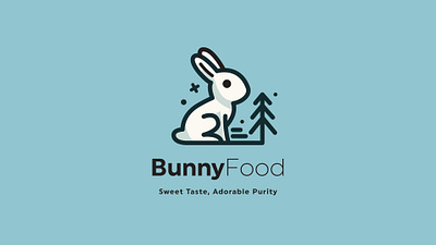 Bunny Food Logo Design adobe art branding creative design graphic design illustration logo vector