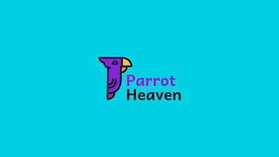 Parrot Heaven Zoo Logo Design adobe art branding creative design graphic design illustration illustrative logo logo vector