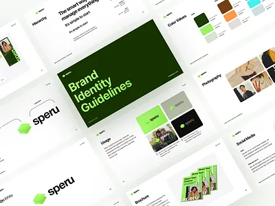 Speru - Brand Identity Guidelines 3d adobe xd animation branding design figma google graphic design illustration keynote logo motion graphics powerpoint slides ui uidesign uiux ux ux design xd