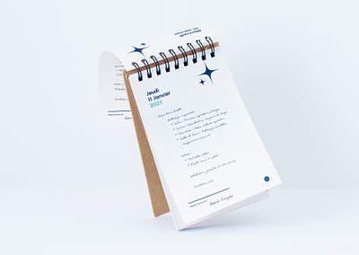 Home cleaning service blue tone brand daily cleaning report daily notepad daily report graphic design graphic design inspiration logo modern notepad notepad mockup script font writing font