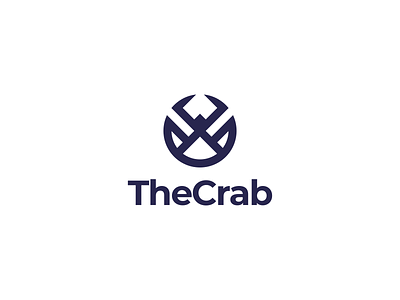 TheCrab Logo branding crab design graphic design icon illustration logo typography vector