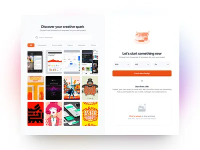 Visual Templates - Rayna UI canva creatives design systems figma rayna raynaui template ui ux