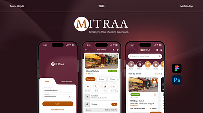 MITRAA App app design case study e commerce mobile app portfolio product design shopping app ui ux