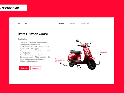 Daily UI Day 95 - Product tour 100 days ui daily ui day 95 graphic design product tour ui