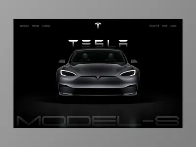 Car Launch Funnel Website Header Design car car dealer website car funnel website car launch website dailyui design header design modern design pixavail studio resla car tesla ui web design web designing website