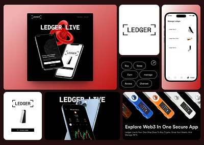 LEDGER LIVE UI EXPLORATION branding design figma graphic design ui ux