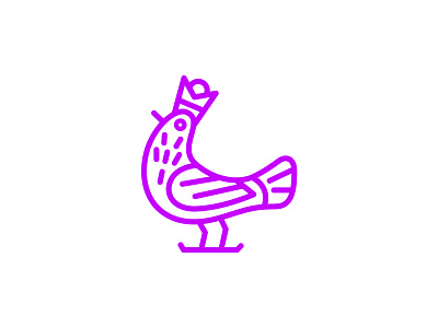 Bird Queen branding design graphic design illustration lineart logo minimal queenlogo