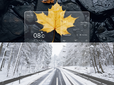 Weatherly App concept app app design concept cover natural nature poster present presentation ui ui design uiux visual visual design waether weather app