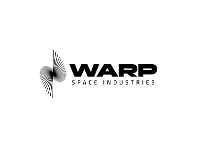 WARP 2 branding flame graphic design identity industrial logo mark minimal modern monogram pictogram rocket space