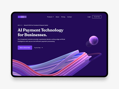 Dark theme AI website 3d ai artificial intellifence dark icon marketing pattern redesign theme website