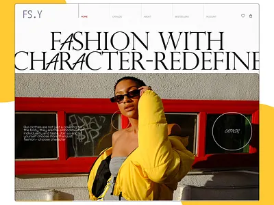 ONLINE STORE of branded clothing branding design e commerce fashion fashion brand figma illustration landing logo online store ui web design web designer website