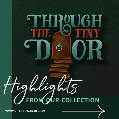 Through the Tiny Door Design Collection branding design graphic design logo logo design web web design