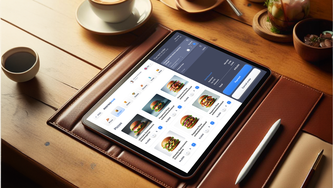 Example of POS tablet