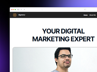 Digital Marketer Portfolio - Website build website creative website figma framer framer template free graphic design portfolio responsive website ui design uiux design ux ux design website