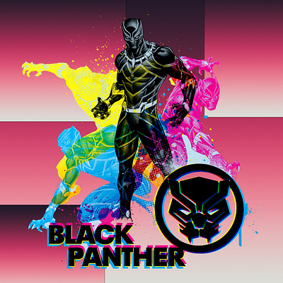Black PANTHER 2024 3d black panthar black pantherb branding design graphic design illustration logo mokup motion graphics ui