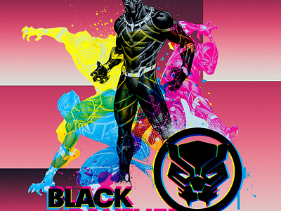 Black PANTHER 2024 3d black panthar black pantherb branding design graphic design illustration logo mokup motion graphics ui