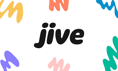 Logo design for jive branding fun illustration logo logo design playful start up logo
