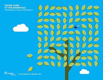 Optical illusion sustainability report cover. adobe illustrator branding graphic design illustration motion graphics optical illusion sustainability report vector