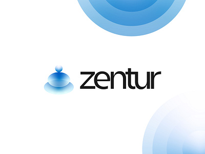 Zentur Logo Design android app apple audio brand identity branding creative graphic design logo logo design meditation minimal modern tech type vector visual web yoga
