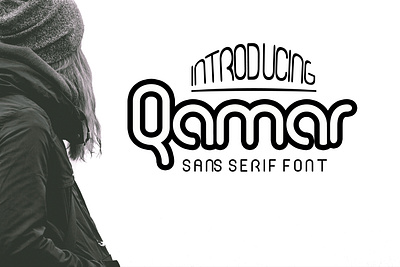 Qamar sans Serif Font 3d animation branding design font graphic design handwritten fonts illustration logo typeface typography ui