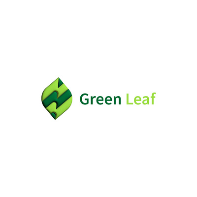 Green Leaf Nature Logo For Sell agriculture branding design graphic design green illustration leaf letter logo logo logo design nature vector