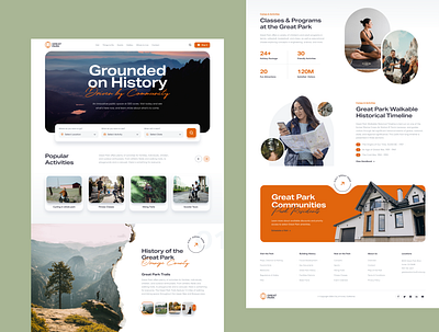 Travel site design travel ui ux