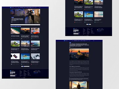 Redesign Kommunitas Blog blog design ui user experience user interface ux web website
