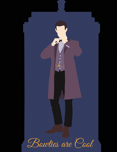 Doctor Who Eleventh Doctor Fanart adobeillustrator design doctorwho fanart graphic design illustration