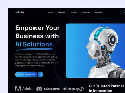 AI Artificial Intelligence Web UI UX Design 3d ai ai genarator animation artificial artificial intelligence branding chat bot chat gtp intelligence motion graphics tech technology ui ui ux web design website