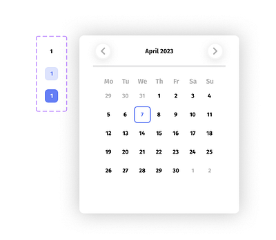 Calendar Design | Figma calendar design design figma mobile application ux websites
