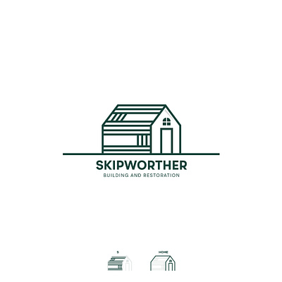 Skipworther branding design graphic desgn graphic design home logo homes logo illustration logo minimal logo minimalist logo pictorial logo s logo shome logo simple logo vector