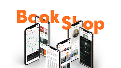 BookShop: an all-in-one app for book lovers aap design book shop book store brand identity branding concept design figma illustrator logo design mockup presentation ui ui design ui kit uiux user interface