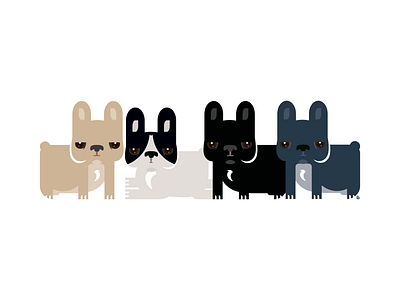 French Bulldog Illustration. adobe illustrator aspca design dog art dog illustration french bulldog graphic design illustration vector