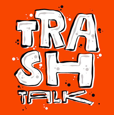 Trashtalk 2024 adobe illustrator basketball boost branding design digital graffiti graphic design illustration lettering logo nba nft procreate sport streetball trashtalk typography vector