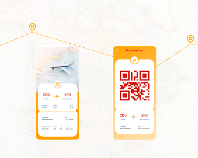 Boarding Pass 024 branding dailuui design ui ux