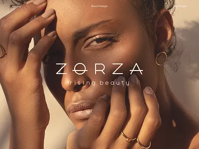 Brand Design | Zorza. Rising Beauty beauty branding design graphic design identity illustration photo typography visual