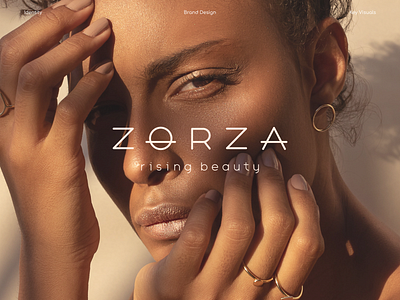 Brand Design | Zorza. Rising Beauty beauty branding design graphic design identity illustration photo typography visual