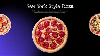 Food slider animation design figma pizza slider ui