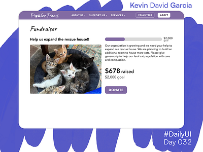 #DailyUI Day 32: Crowdfunding charity dailyui fundraiser nonprofit