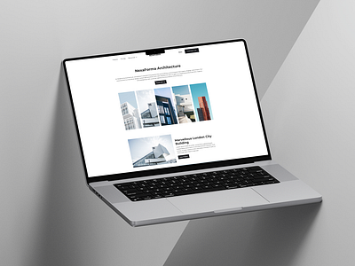 NexaForma Architecture Website Design ui ux design web design web development