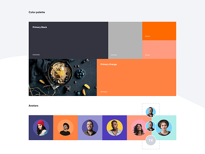 Tenko | Color Palette branding color palette design design system graphic design style guide ui ux