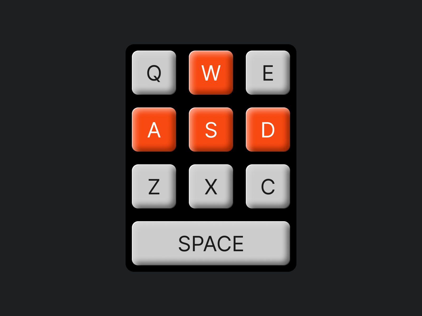 Freebie: Keyboard Button 3d animated button figma free freebie keyboard prototype resource skeuomorphism template