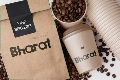 Cafe Logo - Bharat INDIAN GASTRO branding cafe cafe design cafe logo logo