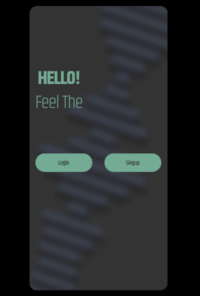 Sample Mobile Welcome Page animation app app design figma prototyping ui ux wireframe