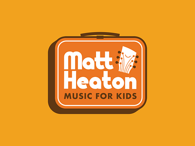 Lunchbox Logo design graphic design guitar illustration kids music logo lunchbox music musician typography vector